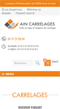Mobile Screenshot of ain-carrelages.com